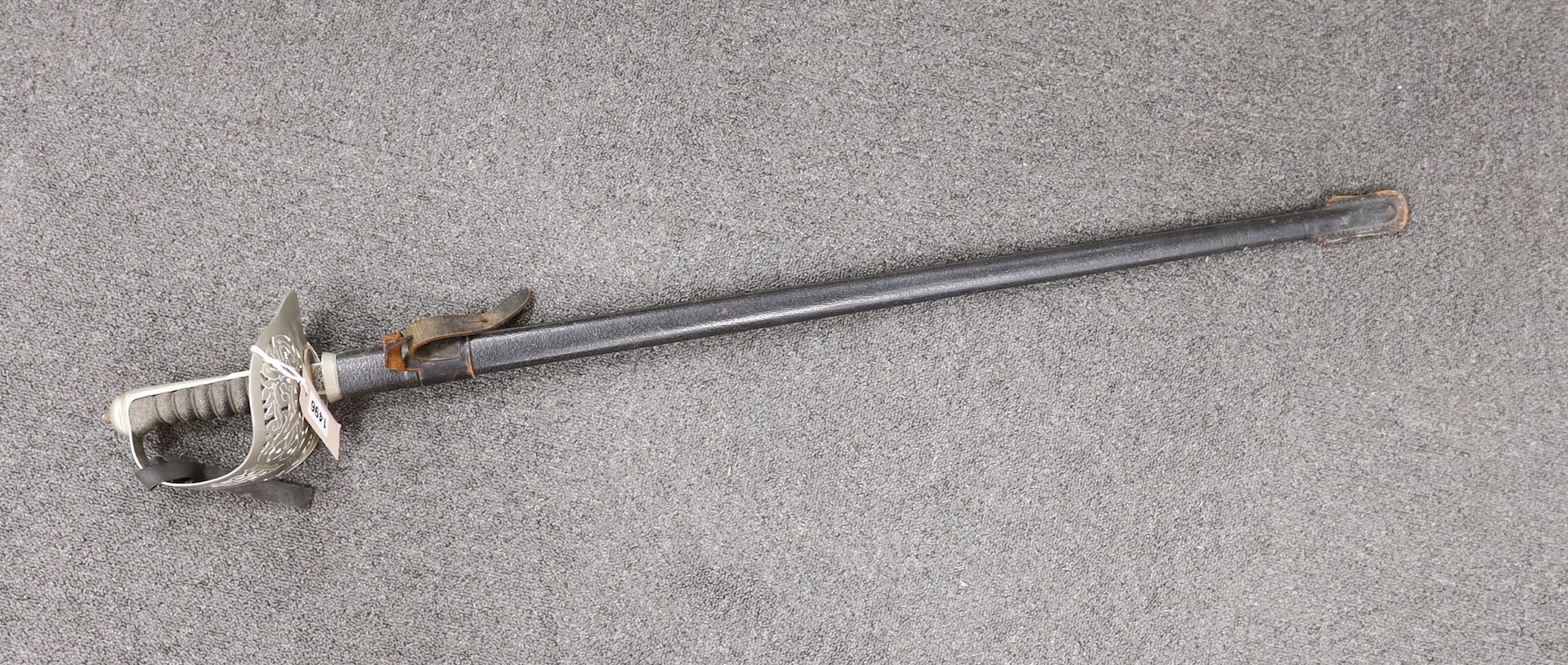 An Elizabeth II army officer’s dress sword